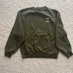 LIKE NEW women’s Green Crewneck Oscar the grouch Sweater size S